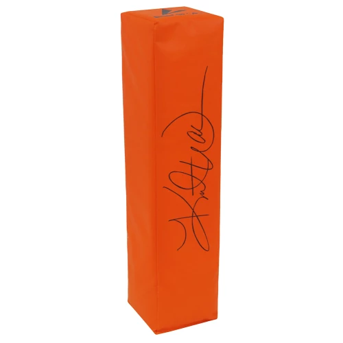 Kurt Warner Signed BSN Orange Football Endzone Pylon