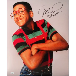 Jaleel White Signed Steve Urkel Family Matters 16x20 Photo w/Did I Do That?