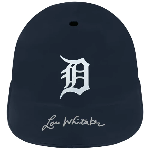 Lou Whitaker Signed Detroit Tigers Souvenir Replica Batting Helmet