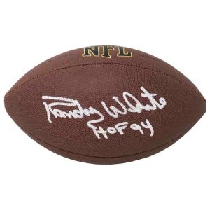Randy White Signed Wilson NFL Super Grip Full Size Football w/HOF 94