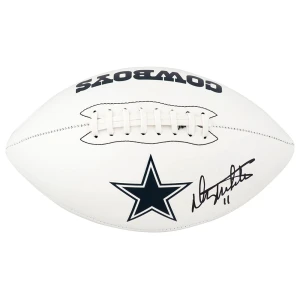 Danny White Signed Dallas Cowboys Logo Franklin White Football