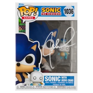 Jaleel White Signed Sonic The Hedgehog With Chao Funko Pop Doll #1036