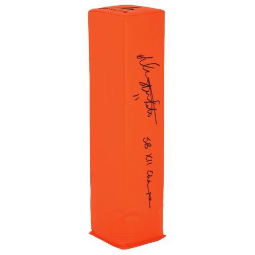 Danny White Signed BSN Orange Endzone Football Pylon w/SB XII Champs