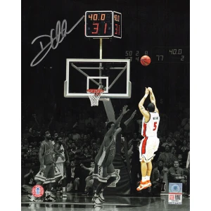 Deron Williams Signed Illinois Fighting Illini 2005 NCAA Tourny Shot vs Arizona Spotlight 8x10 Photo
