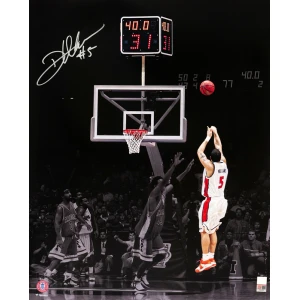 Deron Williams Signed Illinois Fighting Illini 2005 NCAA Tourny Shot vs Arizona Spotlight 16x20 Photo