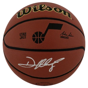 Deron Williams Signed Utah Jazz Logo Wilson NBA Basketball