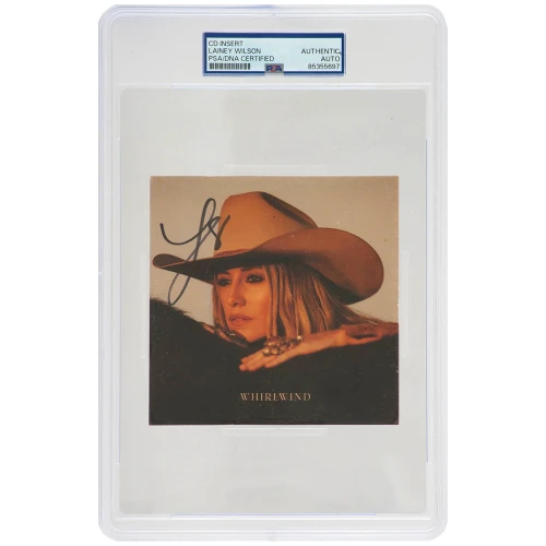 Lainey Wilson Signed 'Whirlwind' 5x5 CD Cover - (PSA/DNA Encapsulated)