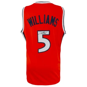 Deron Williams Signed Orange Custom College Basketball Jersey