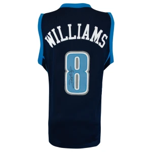 Deron Williams Signed Navy Custom Basketball Jersey