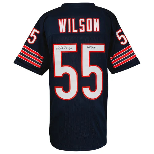 Otis Wilson Signed Navy Custom Football Jersey w/SB XX 85