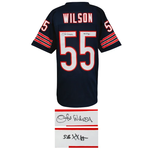 Otis Wilson Signed Navy Custom Football Jersey w/SB XX 85 - Image 2