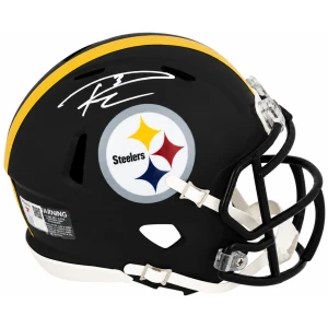 Russell Wilson Signed Pittsburgh Steelers Riddell Speed Mini Helmet - (Fanatics)