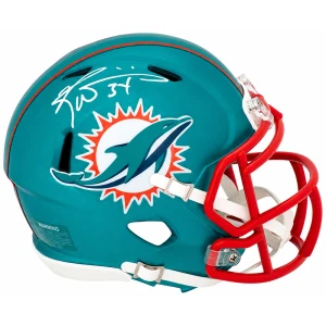 Ricky Williams Signed Miami Dolphins FLASH Riddell Speed Mini Helmet