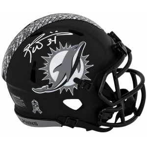 Ricky Williams Signed Miami Dolphins 2026 Salute Riddell Speed Mini Helmet
