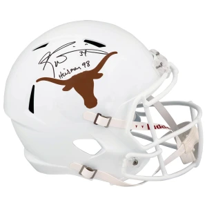 Ricky Williams Signed Texas Longhorns Riddell Full Size Speed Replica Helmet w/Heisman 1998