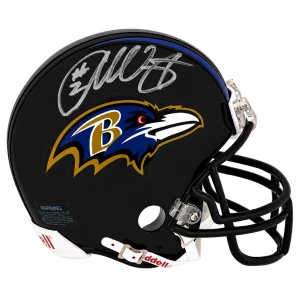 Anthony Wright Signed Baltimore Ravens Riddell (VSR4) Mini Helmet