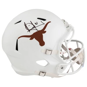 Vince Young Signed Texas Longhorns Riddell Full Size Speed Replica Helmet