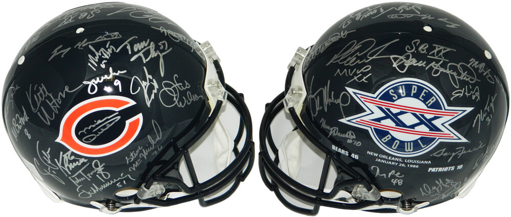 1985 Chicago Bears Super Bowl Champs Team Signed Super Bowl