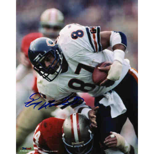 Emery Moorehead Signed Chicago Bears Action 8x10 Photo