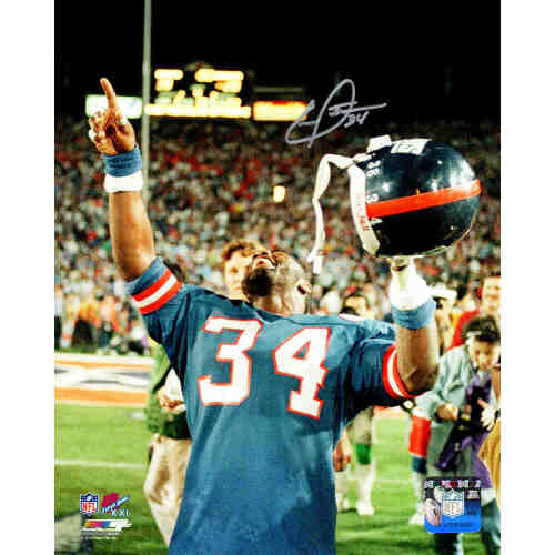 Elvis Patterson Signed New York Giants Super Bowl XXI  8x10 Photo