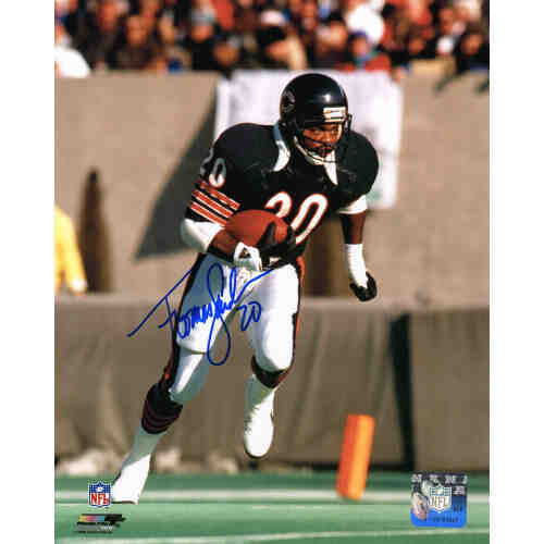 Thomas Sanders Signed Chicago Bears Action 8x10 Photo
