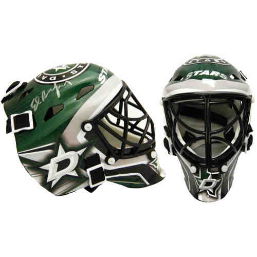Ed Belfour Signed Dallas Stars Franklin Mini Goalie Mask