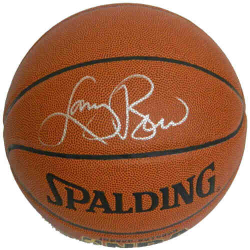 Larry Bird Signed Spalding Indoor/Outdoor NBA Basketball