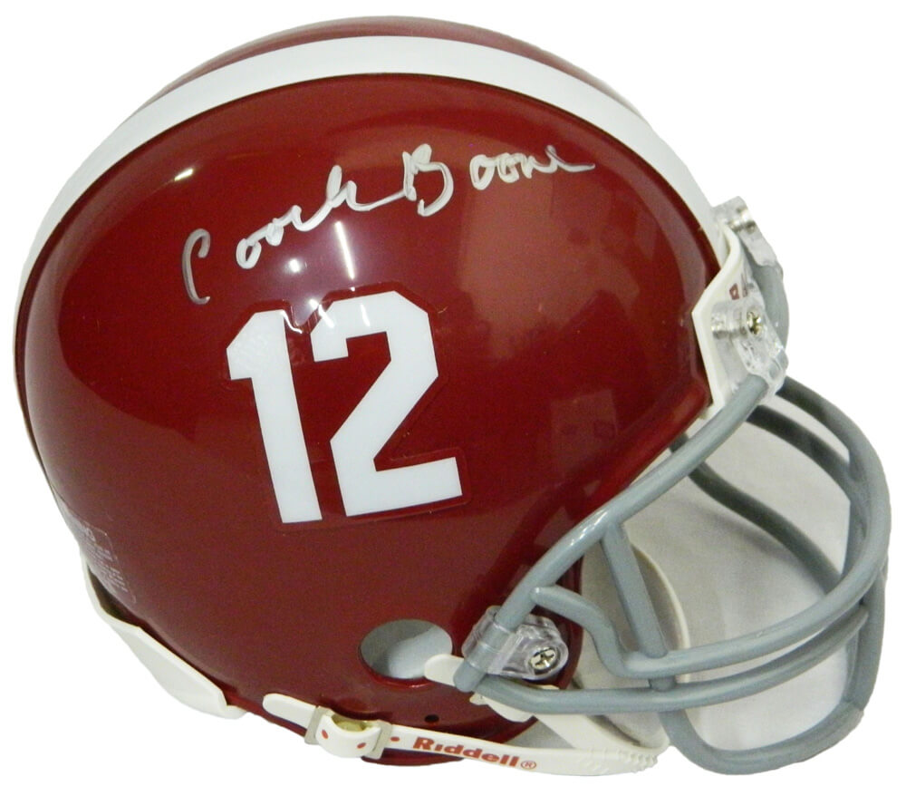 Coach Herman Boone Signed T.C. Williams Riddell Football Mini Helmet