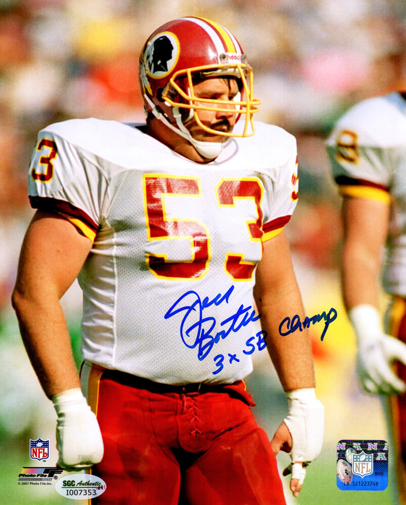 Jeff Bostic Signed Washington Redskins 8×10 Photo w/3x SB Champ – Schwartz  Sports Memorabilia