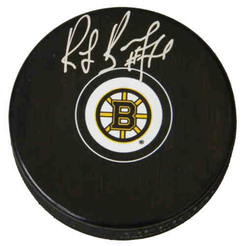 Ray Bourque Signed Boston Bruins NHL Logo Hockey Puck