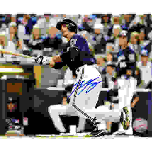 Ryan Braun Signed Milwaukee Brewers Action Horizontal 8x10 Photo