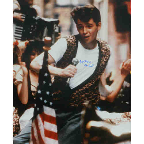 Matthew Broderick Signed Ferris Bueller's Day Off Dancing in Parade 16x20 Photo