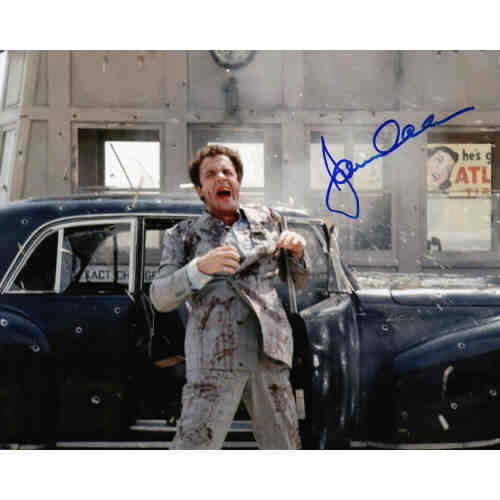 James Caan Signed The Godfather Sonny Corleone Getting Shot In Front Of Car 8x10 Photo