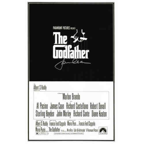 James Caan Signed The Godfather 11x17 Movie Poster