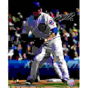 Trevor Cahill Signed Chicago Cubs Pitching Action 8x10 Photo