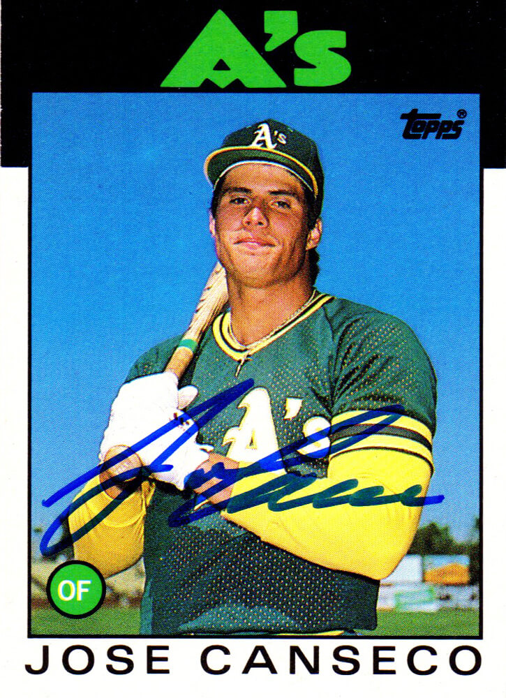 jose canseco rookie