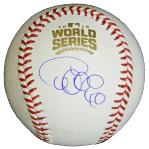 Willson Contreras Signed Rawlings Official 2016 World Series MLB Baseball