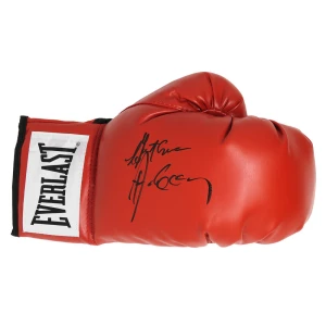 Gerry Cooney Signed Everlast Red Boxing Glove w/Gentleman