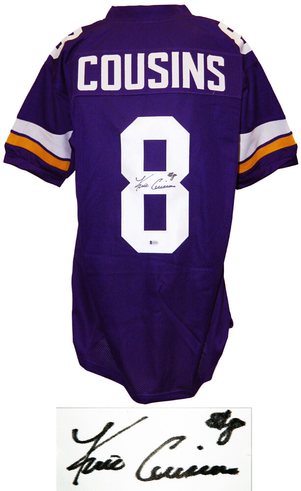 Schwartz Sports Memorabilia Kirk Cousins Autographed Minnesota Vikings Jersey