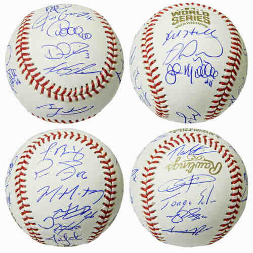 2016 Chicago Cubs Team Signed Rawlings Official 2016 World Series Baseball (22 Sigs)