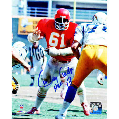 Curly Culp Signed Kansas City Chiefs 8x10 Photo w/HOF'13