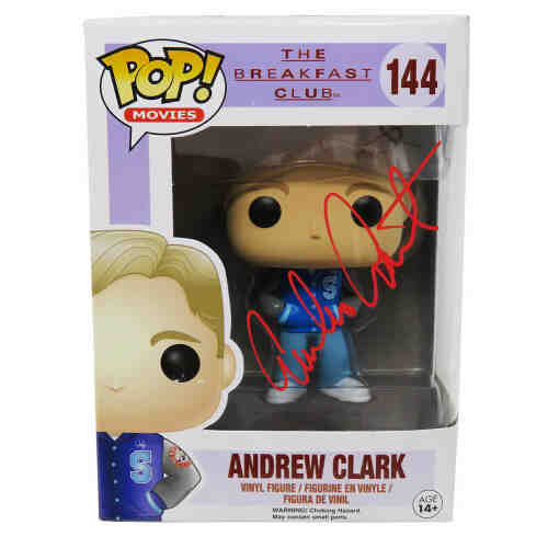 Emilio Estevez Signed The Breakfast Club Andrew Clark Funko Pop Doll #144