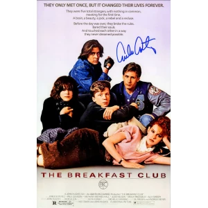 Emilio Estevez Signed The Breakfast Club 11x17 Movie Poster