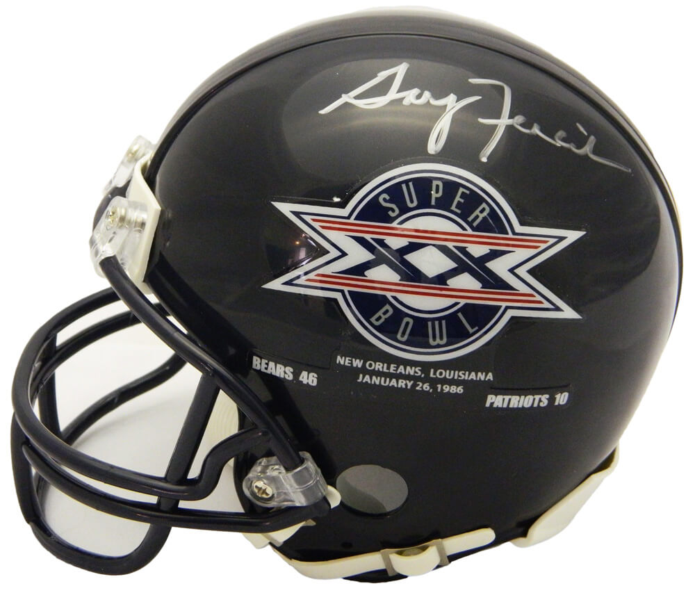 Gary Fencik Signed Chicago Bears / Super Bowl XX Champs Logo Riddell Mini  Helmet – Schwartz Sports Memorabilia