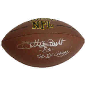 Willie Gault Signed Wilson Super Grip Full-Size Football w/SB XX Champs