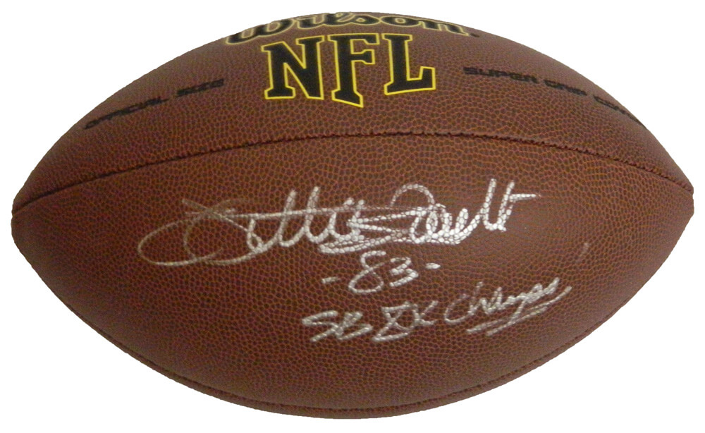 Willie Gault Signed Wilson Super Grip Full-Size Football w/SB XX Champs –  Schwartz Sports Memorabilia