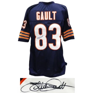 Willie Gault Signed Navy Custom Football Jersey
