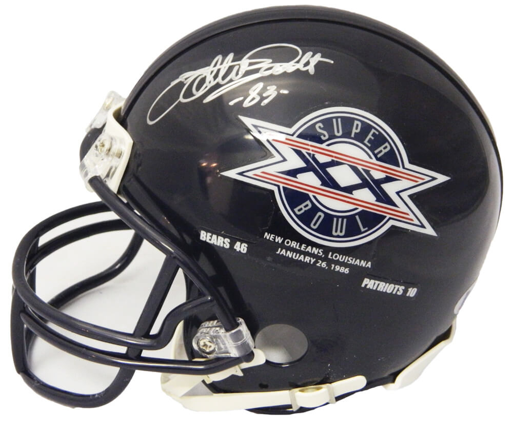 Willie Gault Signed Chicago Bears / Super Bowl XX Champs Logo Riddell Mini  Helmet – Schwartz Sports Memorabilia