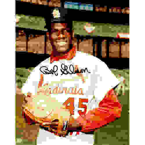 Bob Gibson Signed St. Louis Cardinals 8x10 Photo (In Black)