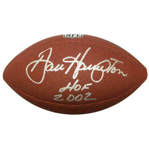 Dan Hampton Signed Wilson Limited Full Size NFL Football w/HOF 2002